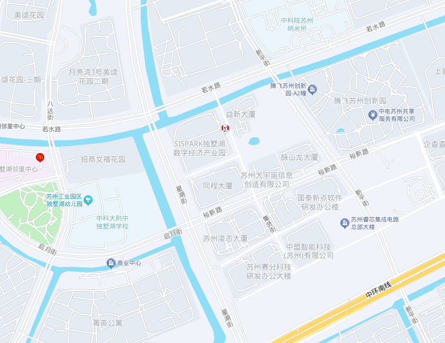 独墅湖数字经济产业园地图截图
